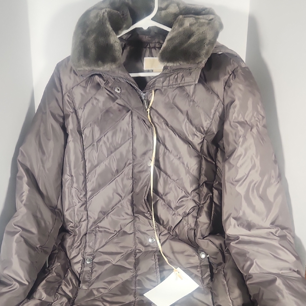 Micheal Micheal Kors Women's Quilted Gray Jacket